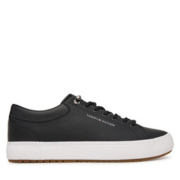 Tommy Hilfiger Sneakers Tommy Hilfiger Harlem Lth Vulc Cleat Winter FM0FM05950 Schwarz