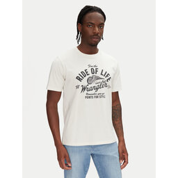 Wrangler Wrangler Marškinėliai Americana 112362791 Écru Regular Fit