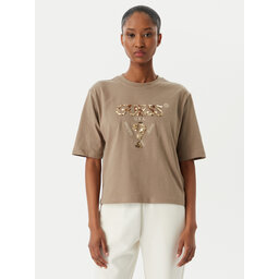 Guess Guess T-Shirt V4YI06 I3Z14 Beige Regular Fit