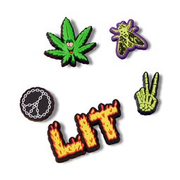 

Прикраса для взуття Crocs Its Lit 5 Pack 10011433 mix, Кольоровий