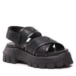 Replay Sandały Replay Plomb Write GWF4C.000.C0002T Black 0003
