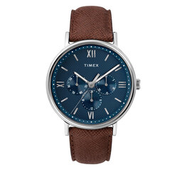 Timex Klocka Timex Southview TW2T35100 Brown/Silver