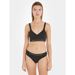 Tommy Hilfiger Tommy Hilfiger Στρίνγκ UW0UW04146 Μαύρο