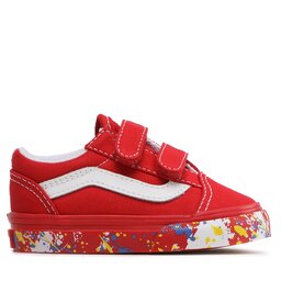 

Кросівки Vans Old Skool V VN0A4VJJIZQ1 Paint Splatter Racing Red, Червоний
