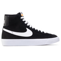 

Взуття Nike Blazer Mid '77 Suede (Gs) DD3237 002 Black/White/Total Orange, Чорний