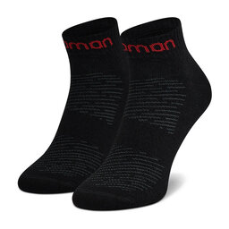 

Набір 3 пар низьких чоловічих шкарпеток Salomon Life Low 3P 16024 07 N32 Black/Red, Чорний