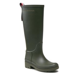 Tommy Hilfiger Bottines Tommy Hilfiger Tommy Rubberboot FW0FW07665 Army Green RBN