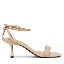 Tommy Hilfiger Σανδάλια Tommy Hilfiger Leather Knots Kitten Sandal FW0FW08424 Μπεζ