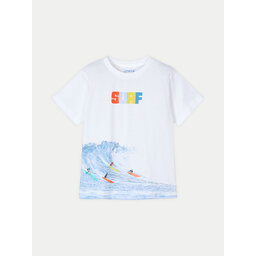 Mayoral Mayoral Camiseta 3046 Blanco Regular Fit