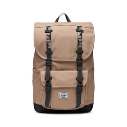 Herschel Σακίδιο Herschel Little America Mid 11391-06021 Light Taupe/Black
