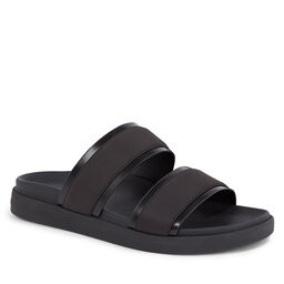 Calvin Klein Papucs Calvin Klein Double Strap Sandal Mix HM0HM01024 Triple Black 0GJ