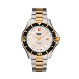 Swiss Alpine Military Zegarek Swiss Alpine Military Diver 7040.1142 Silver