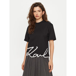 KARL LAGERFELD KARL LAGERFELD T-Shirt A1W17013 Μαύρο Relaxed Fit