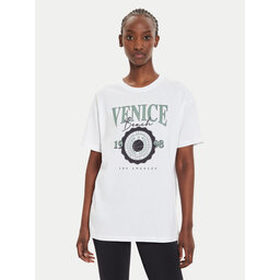 Brave Soul Brave Soul Majica LTS-568ARIA Écru Oversize