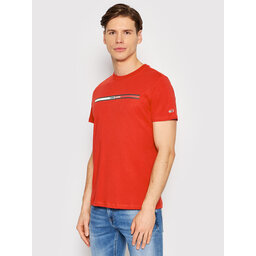 Tommy Jeans Tommy Jeans Póló Essential Flag DM0DM13509 Piros Regular Fit