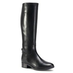 Geox Čižmy vo vojenskom štýle Geox D Felicity A D04G1A 00043 C9999 Black