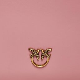 

Сумка Pinko Flat Classic Vitello Seta 100455 A0F1 Buuble Pin P66Q, Рожевий
