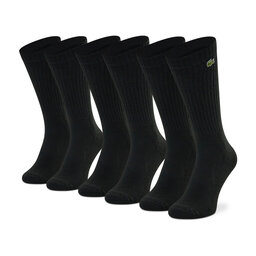 Lacoste 3er-Set hohe Unisex-Socken Lacoste RA4182 Schwarz
