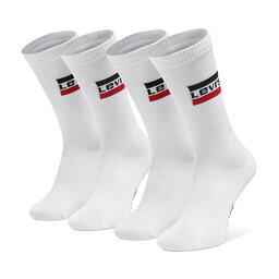 

Набір з 2 пар високих шкарпеток unisex Levi's® 37157-0538 White, Білий