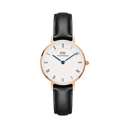 Daniel Wellington Sat Daniel Wellington Petite Roman Numerals Shieffield DW00100683 Crna