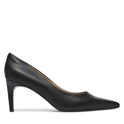 Calvin Klein Čevlji z visoko peto Calvin Klein Pump 70 Pointy Hw Bar Lth HW0HW02561 Črna