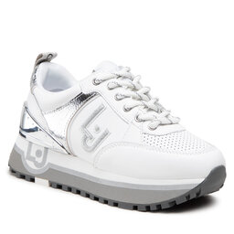 Liu Jo Сникърси Liu Jo Maxi Wonder 20 BA2055 PX100 White/Silver 04370