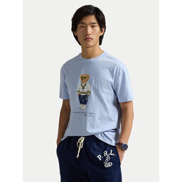 Polo Ralph Lauren Polo Ralph Lauren Marškinėliai 710973137001 Žydra Slim Fit