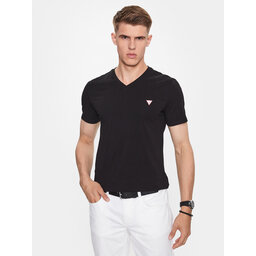 Guess Guess Marškinėliai M2YI32 J1314 Juoda Slim Fit