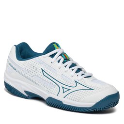 Mizuno Topánky Mizuno Exceed Star Jr. CC 61GC225530 White/Moroccanblue/Turquoise