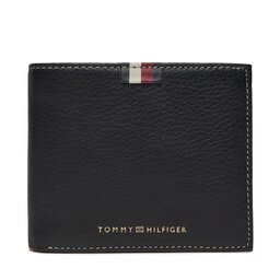 Tommy Hilfiger Férfi pénztárca Tommy Hilfiger Th Corp Leather Cc And Coin AM0AM11601 Black BDS