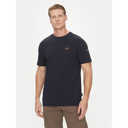 Napapijri Napapijri T-shirt S-Badge NP0A4I3N Tamnoplava Regular Fit