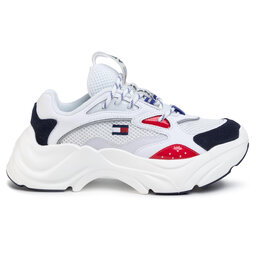 

Снікерcи Tommy Jeans Fashion Chunky Runner EN0EN00791 0KP, Білий