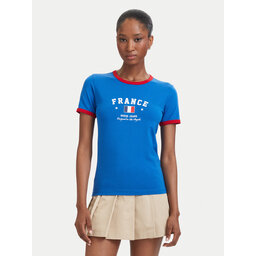 Guess Jeans Guess Jeans T-Shirt W6YI16 K3995 Blau Slim Fit