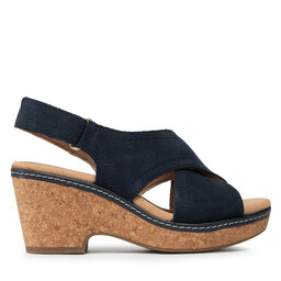 

Босоніжки Clarks Giselle Cove 261581394 Navy, Cиній