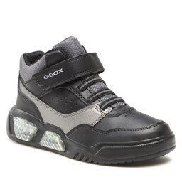 Geox Zapatillas Geox J Illuminus Boy J36GVB 05411 C0005 S Black/Dk Grey