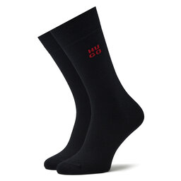 

Набір з 2 пар високих шкарпеток unisex Hugo 2p Rs Allover Cc 50484083 001, Чорний