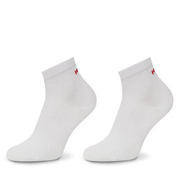 HUGO Set di 3 paia di calzini lunghi da uomo HUGO 50516396 Bianco