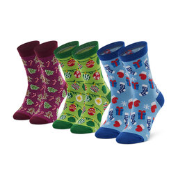 Rainbow Socks Unisex Magasszárú Zokni Rainbow Socks Xmas Socks Box Színes