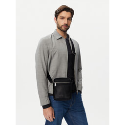 Tommy Hilfiger Umhängetasche Tommy Hilfiger Th Bus Leather Mini Reporter AM0AM14393 Schwarz