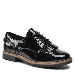 Clarks Oxford Schuhe Clarks Griffin Mabel 261555484 Black Patent