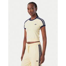 adidas adidas T-Shirt KS7376 Creme Slim Fit