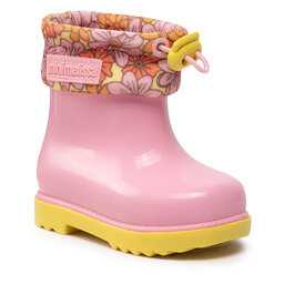 Melissa Guminiai batai Melissa Mini Melissa Rain Boot III Bb 33615 Pink/Yellow AB198