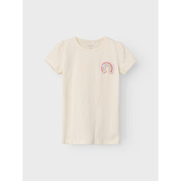 NAME IT NAME IT T-Shirt Fedora 13228633 Μπεζ Regular Fit