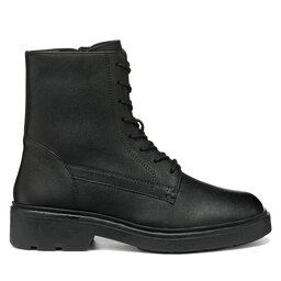 Geox Schnürschuhe Geox D Swelen D665GH 81 C9999 Schwarz