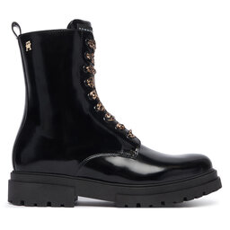 Tommy Hilfiger Schnürschuhe Tommy Hilfiger T4A5-35174-1453999 D Schwarz