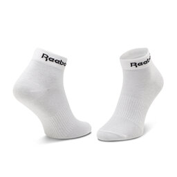 

Набір 3 пар низьких шкарпеток unisex Reebok Act Core Ankle Sock 3P GH8167 White, Білий