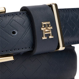 

Жіночий ремінь Tommy Hilfiger Th Casual Mono 3.0 AW0AW15382 Space Blue DW6, Cиній