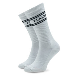 

Набір з 2 пар високих шкарпеток unisex Makia Stripe U83015 White 001, Білий