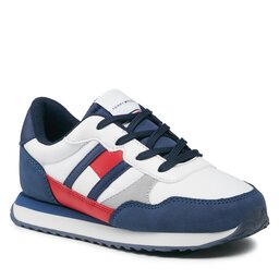 Tommy Hilfiger Сникърси Tommy Hilfiger T3X9-33131-0316Y004 M Blue/White/Red Y004