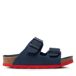 

Шльопанці Birkenstock Arizona Kids Bs 1022253 Desert Soil Blue Red, Cиній